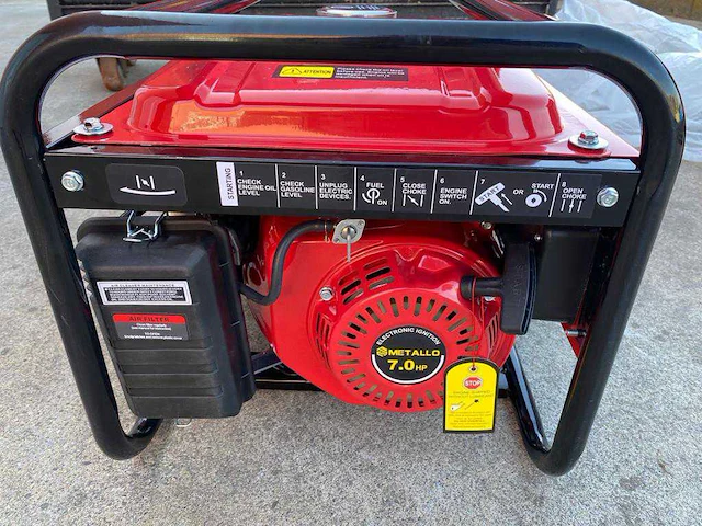 Metallo 8500w stroomgenerator (5x) - afbeelding 2 van  9