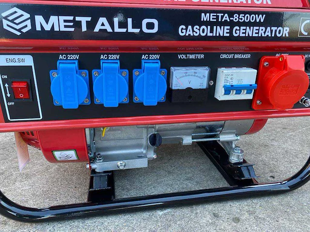 Metallo 8500w stroomgenerator (5x) - afbeelding 3 van  9