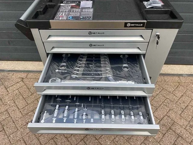 Metallo xxxl gereedschapswagen (hand- en accu-gereedschap) - afbeelding 4 van  10