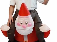 Metaparty opblaasbaar kerstmankostuum - afbeelding 1 van  3