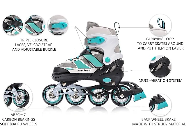 Meteor® inline skates voor kinderen - afbeelding 4 van  4