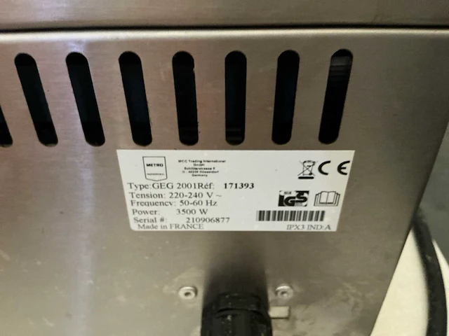 Metro geg 2001 grill- en bakplaat - afbeelding 5 van  6