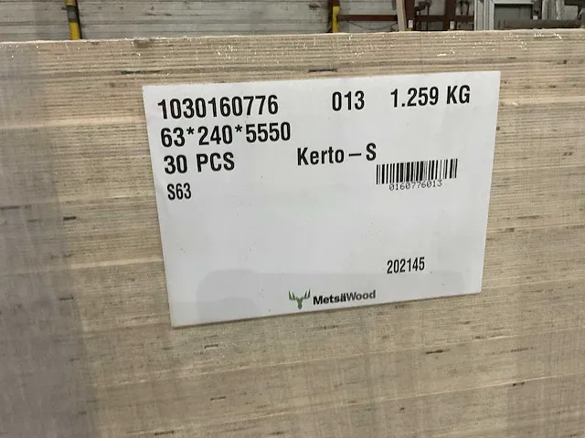 Metsä wood kerto-s lvl houten balken (60x) - afbeelding 3 van  6