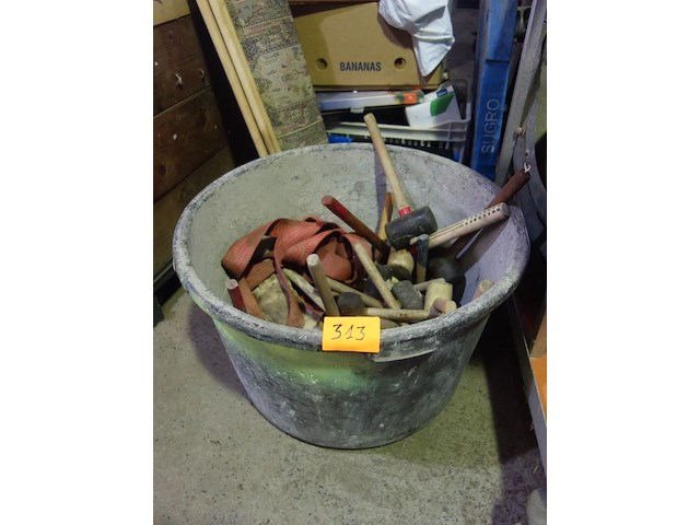 Metserston met rubberen hamers - afbeelding 1 van  2