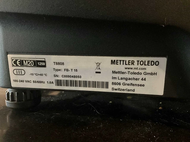 Mettler toledo fbt15 kassa met weegschaal - afbeelding 5 van  6