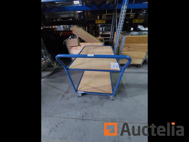 Meubelkar blauw feetra (nr 31) - afbeelding 2 van  3