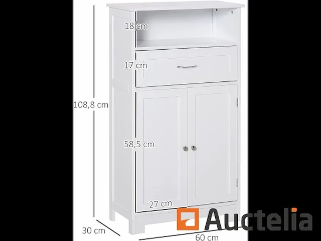 Meubilair badkamer bottom 2 deuren - afbeelding 4 van  7