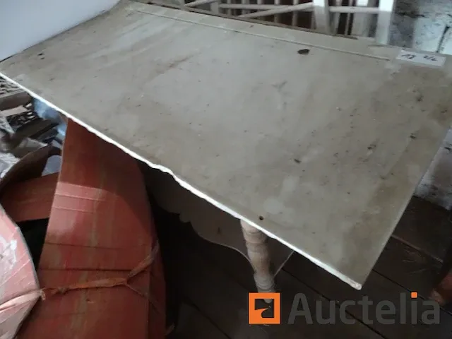 Meubilair hout 5 lades (+ marmer) - afbeelding 3 van  4