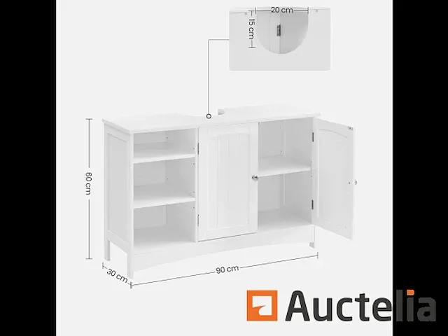 Meubilair onder wastafel, kast onder wastafel - afbeelding 4 van  8
