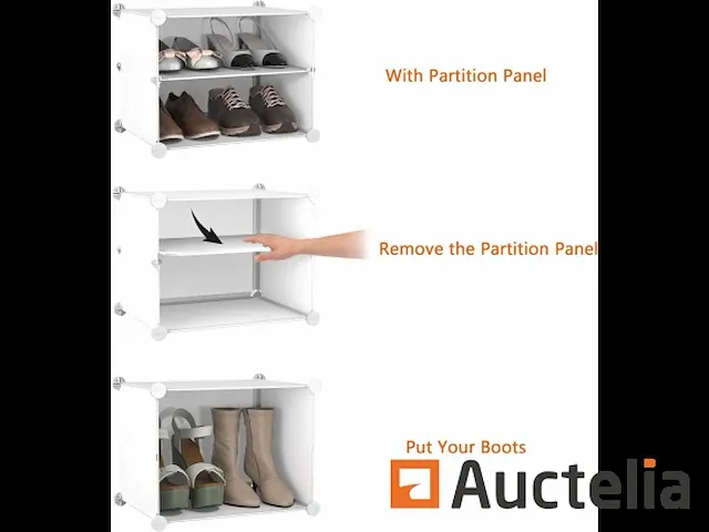 Meubilair schoen, 7 niveaus schoenenopslag 42 paar - afbeelding 4 van  8