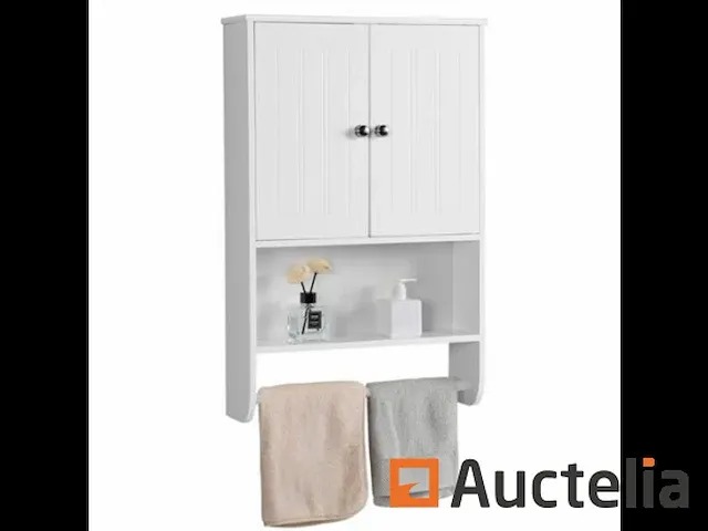 Meubilair wand kast badkamer rek toilet - afbeelding 3 van  4