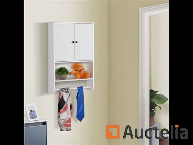 Meubilair wand kast badkamer rek toilet - afbeelding 4 van  4