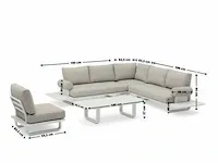 Meubili - mar-lucile loungeset wit