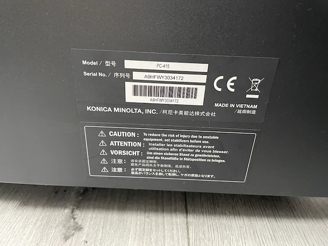 Mfc - printer konica minolta - afbeelding 6 van  18