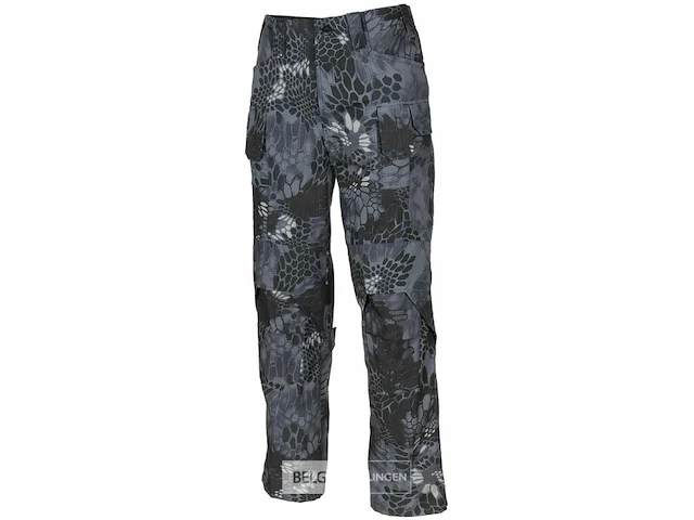 Mfh bdu combat broek ny/co ripstop snake black - afbeelding 1 van  3
