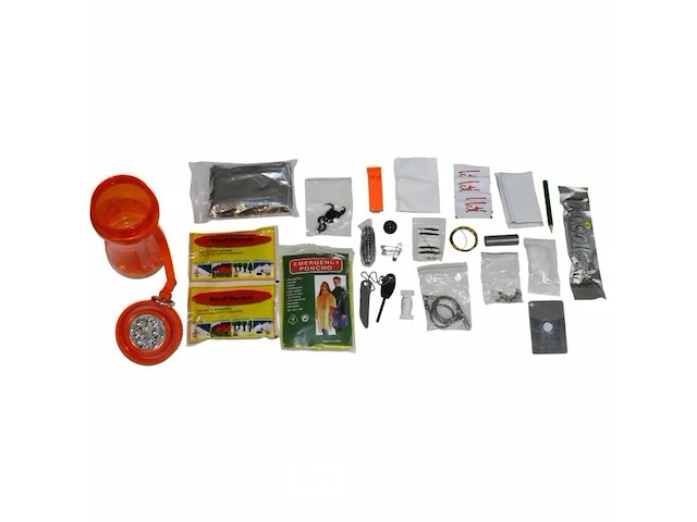 Mfh survival set 34-delig, oranje transparant - afbeelding 2 van  2