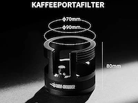 Mhw-3bomber 58 mm yu series zeefhouder, barista en espresso accessoires - afbeelding 3 van  5
