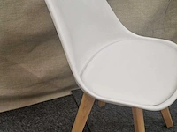 Miami white - dining chair (4x) - afbeelding 5 van  6