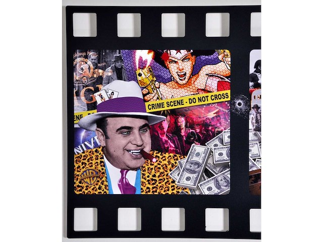 Michael daniels - life is just a movie - print op aluminium - afbeelding 3 van  10