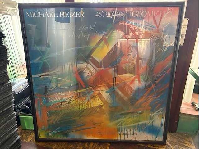 Michael heizer schilderij - afbeelding 2 van  3