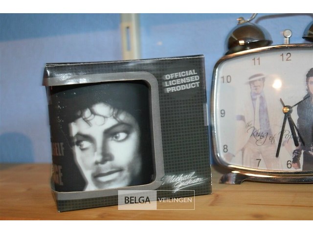 Michael jackson 2 tassen en wekker - afbeelding 2 van  3