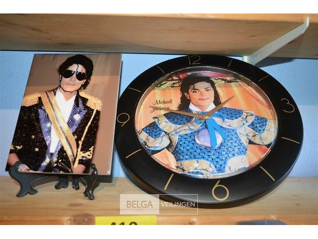 Michael jackson klok en fotokader - afbeelding 1 van  3