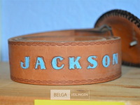 Michael jackson leren riemgesp - afbeelding 2 van  3