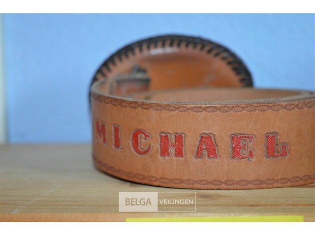 Michael jackson leren riemgesp - afbeelding 3 van  3