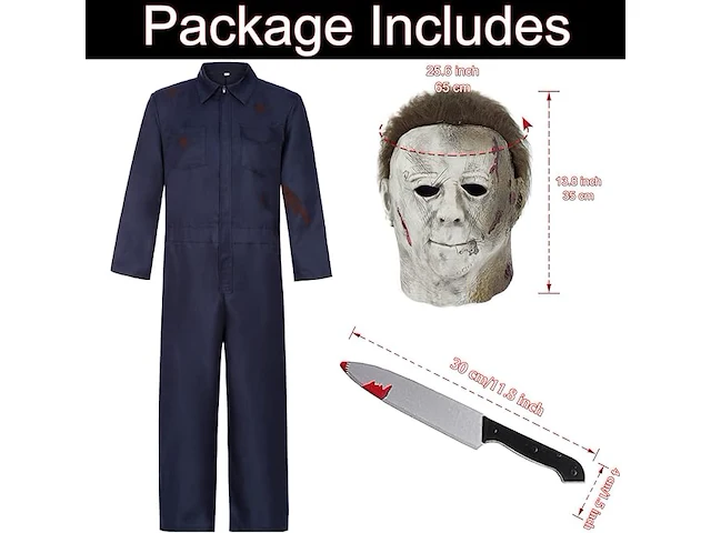 Michael myers kostuum (large) - afbeelding 3 van  3