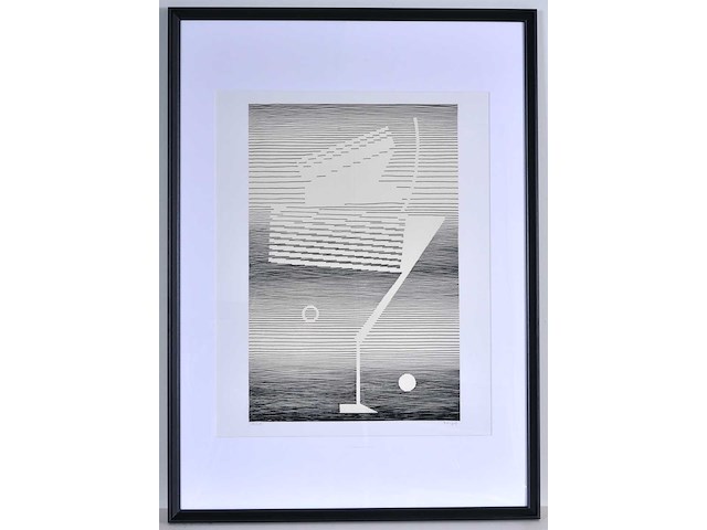 Michel seuphor - zeefdruk - afbeelding 1 van  2