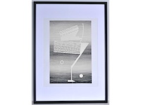 Michel seuphor - zeefdruk - afbeelding 1 van  2