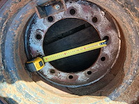 Michelin 18r19.5 xf double x – band op stalen velg - afbeelding 1 van  5