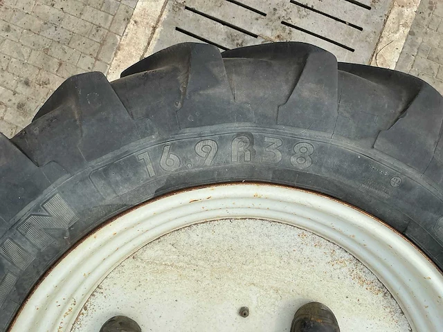 Michelin agribib banden + velg (x4) - afbeelding 6 van  9