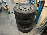 Michelin alpin 5 stalen velg met band (4x) - afbeelding 1 van  5