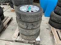 Michelin alpin autoband met aluminium velg (4x)