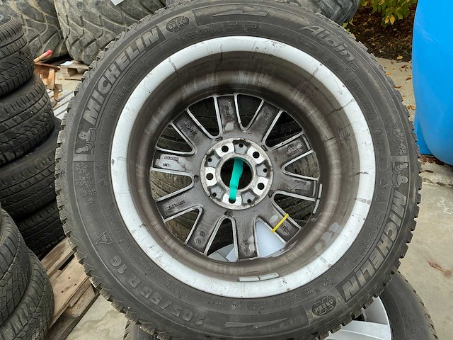 Michelin alpin autoband met aluminium velg (4x) - afbeelding 5 van  8