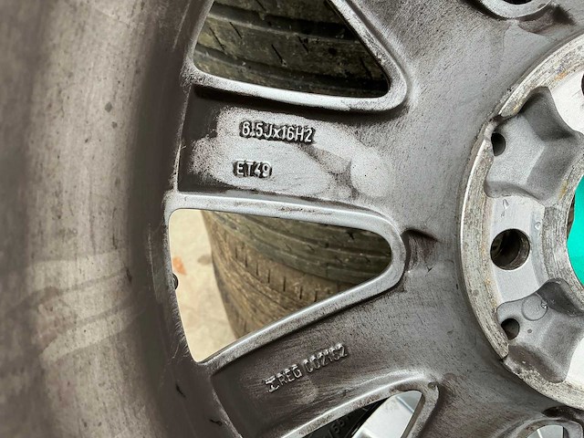 Michelin alpin autoband met aluminium velg (4x) - afbeelding 6 van  8