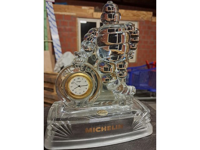Michelin cristal met ingewerkte klok - afbeelding 5 van  8