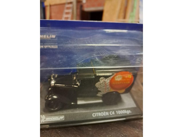 Michelin metalen auto - afbeelding 1 van  3