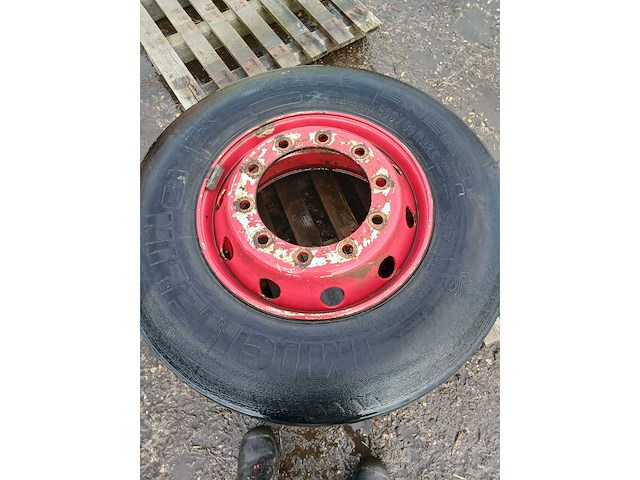 Michelin xza2 energy 295/80 r22.5 – band met stalen velg - afbeelding 2 van  4