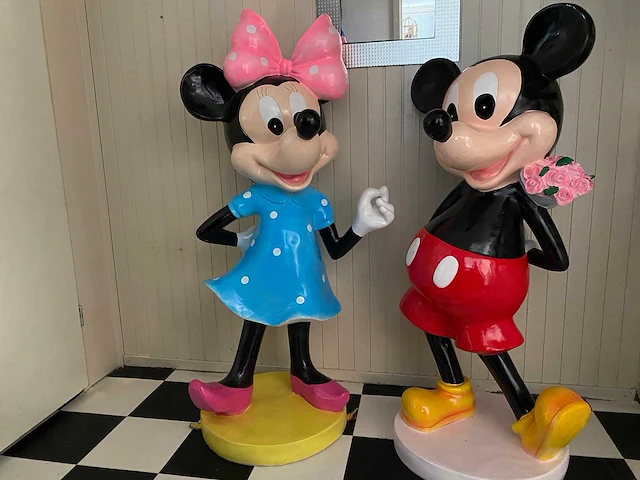 Mickey mouse - minnie mouse - decorfiguur - afbeelding 2 van  5