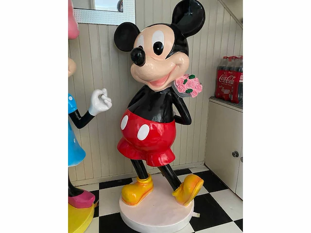 Mickey mouse - minnie mouse - decorfiguur - afbeelding 4 van  5