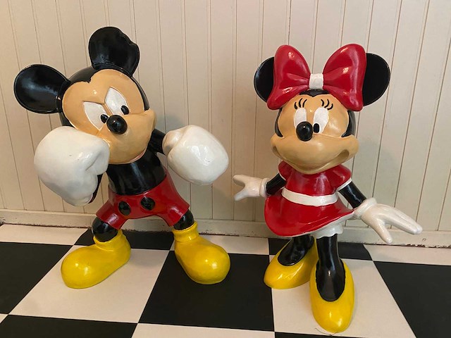 Mickey mouse - minnie mouse - decorfiguur - afbeelding 2 van  4