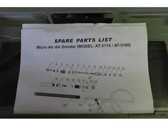 Micro air grinder - afbeelding 3 van  3