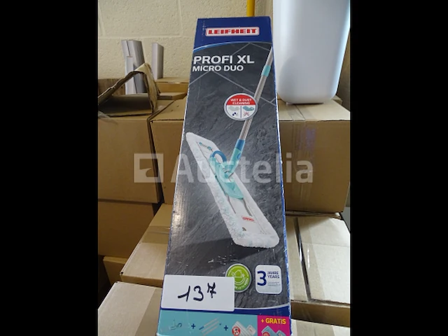 Micro duo vloerreiniger + extra antistatische doek - 42 cm leifheit veegbreedte - afbeelding 1 van  2