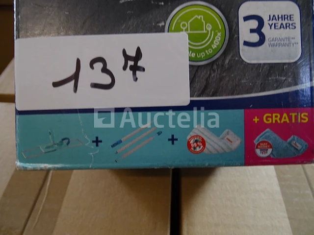 Micro duo vloerreiniger + extra antistatische doek - 42 cm leifheit veegbreedte - afbeelding 2 van  2