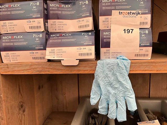 Microflex hygiëne latex handschoenen 6xbox - afbeelding 1 van  1