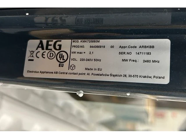 Microgolf aeg - afbeelding 4 van  6