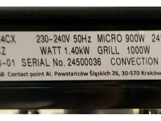 Microgolf combi zanussi - afbeelding 5 van  6
