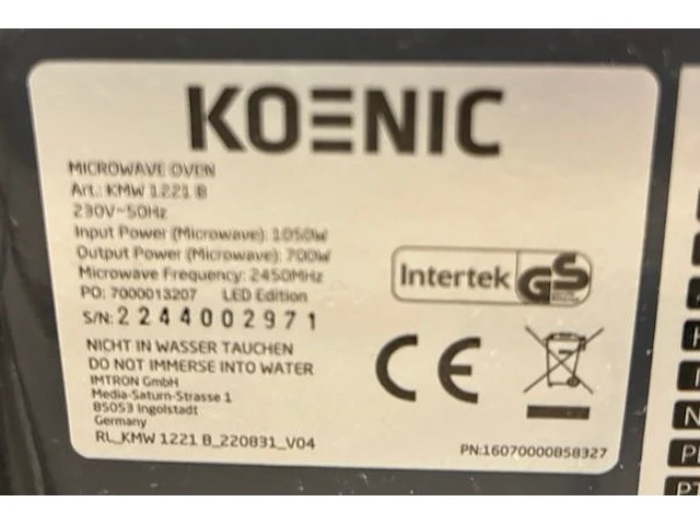 Microgolf koenic - afbeelding 2 van  4